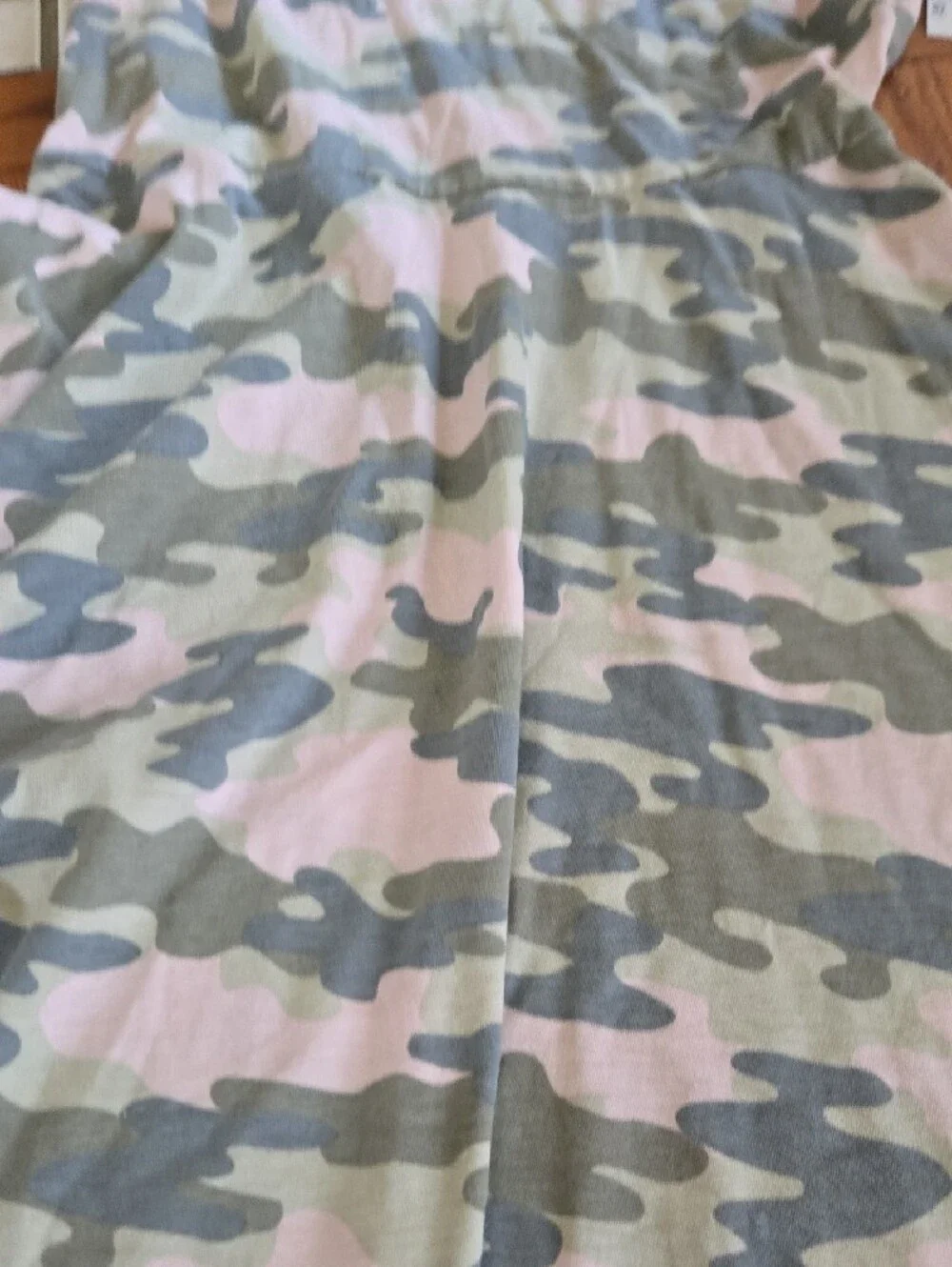 The Children's Place Pink and Gray Camo Tank Dress - Picture 3 of 3